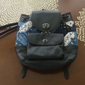 Coach Denim Rucksack/Bookbag